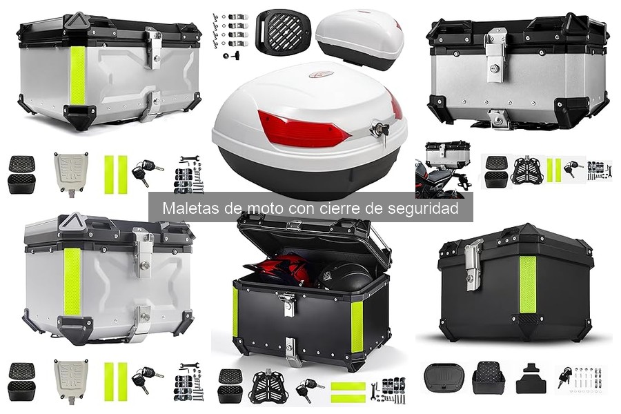 Mejores maletas de moto con cierre de seguridad para viajes largos