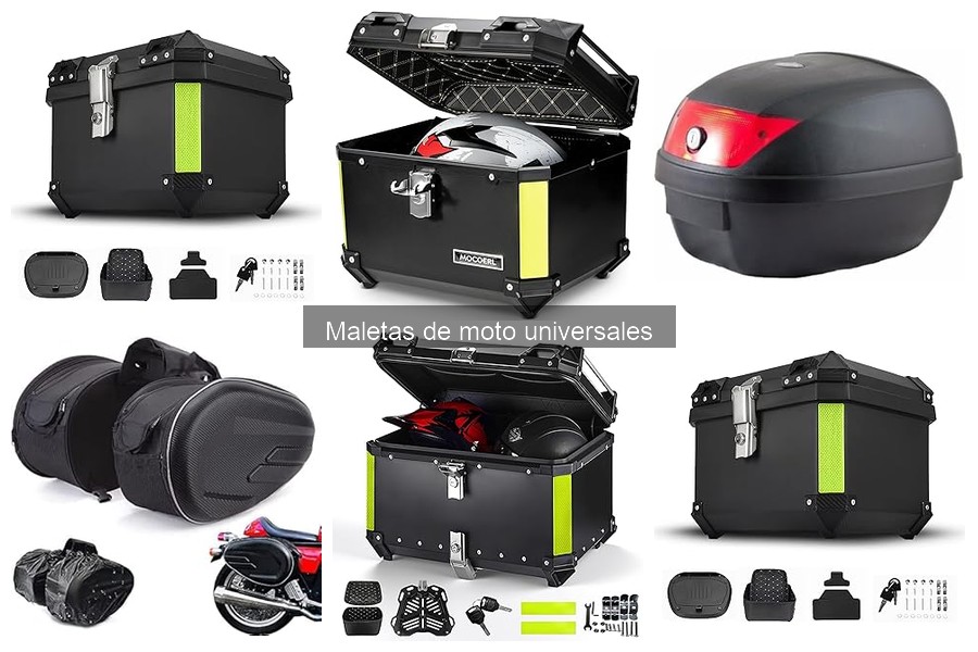 Mejores maletas de moto universales para viajes largos