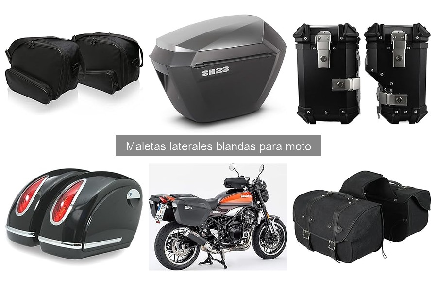 Mejores maletas laterales blandas para viajes largos en moto
