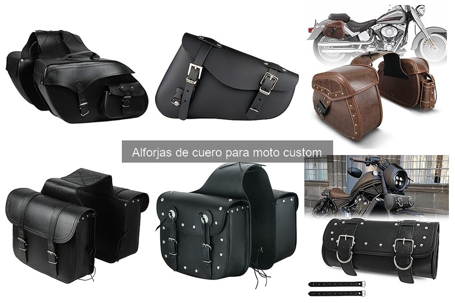 Mejores marcas de alforjas de cuero para moto custom