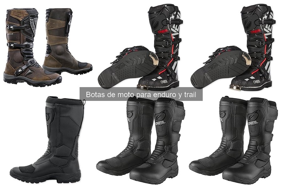 Mejores marcas de botas de moto para enduro y trail