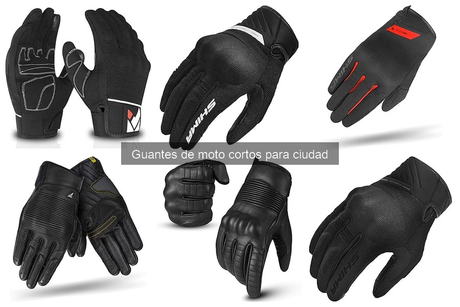 Mejores marcas de guantes de moto cortos para ciudad