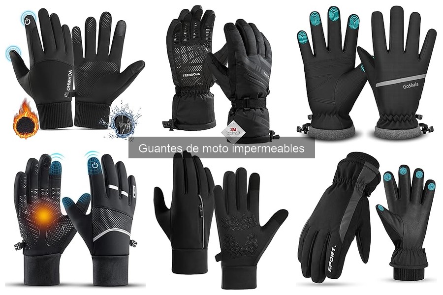 Mejores marcas de guantes de moto impermeables en 2023