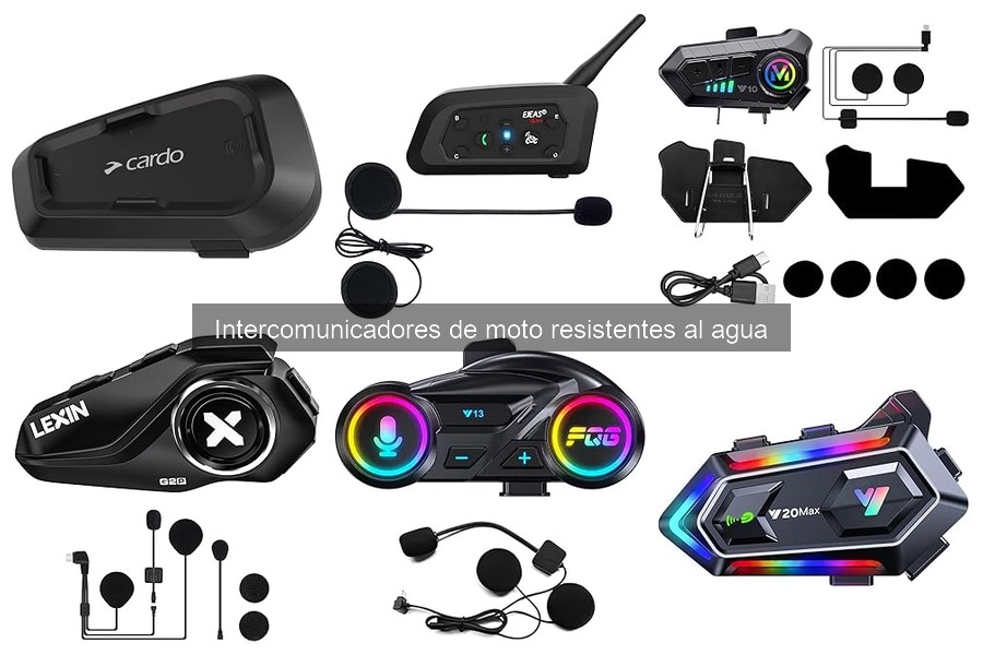 Mejores marcas de intercomunicadores de moto impermeables