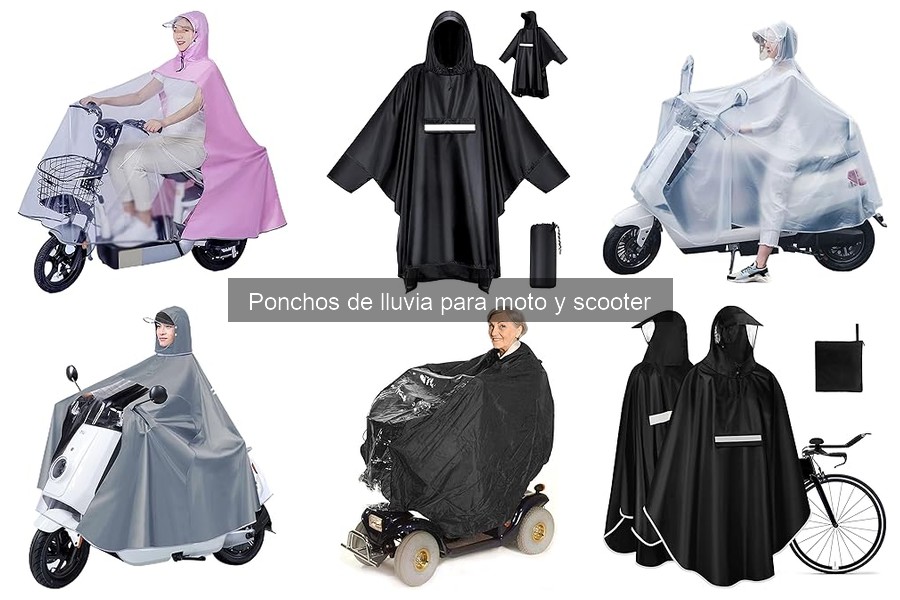 Mejores marcas de ponchos de lluvia para motociclistas
