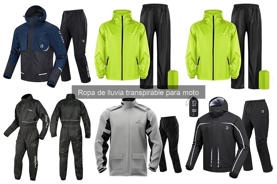 Mejores marcas de ropa de lluvia para moto: comparativa 2023