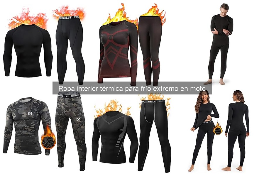 Mejores marcas de ropa interior térmica para moto en frío extremo