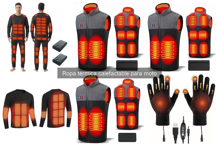 Mejores marcas de ropa térmica calefactable para moto