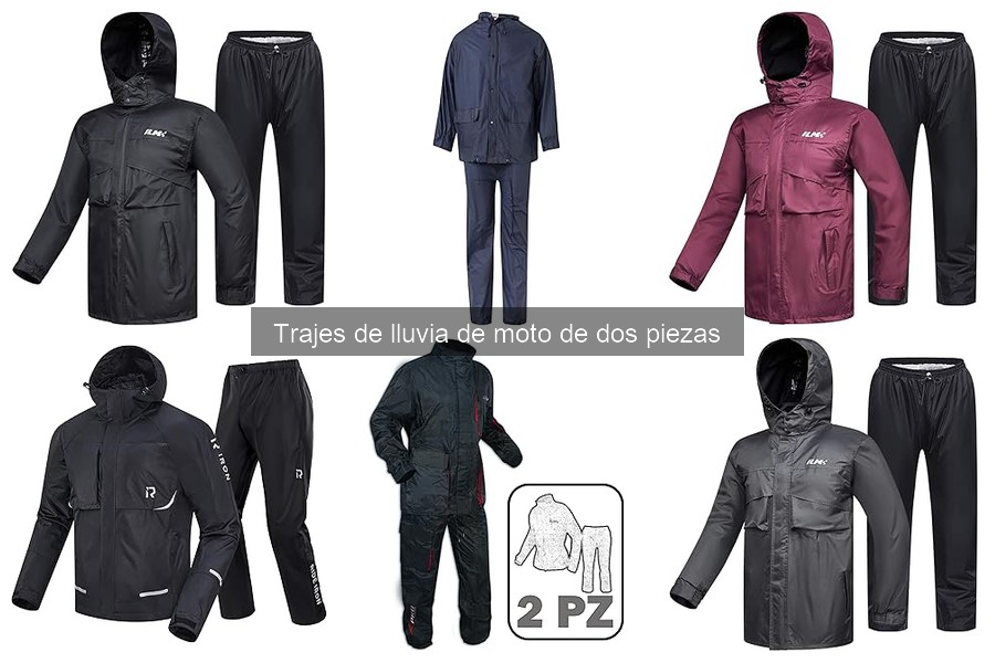 Mejores marcas de trajes de lluvia de moto de dos piezas