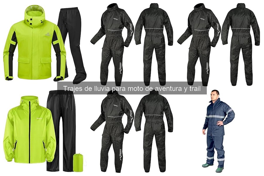 Mejores marcas de trajes de lluvia para moto de aventura