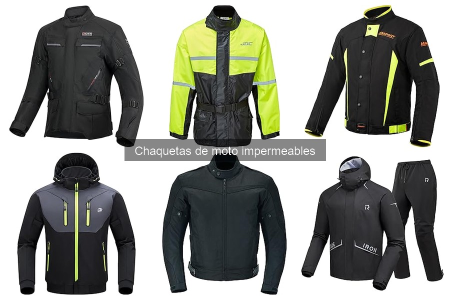 Mejores materiales para chaquetas de moto impermeables
