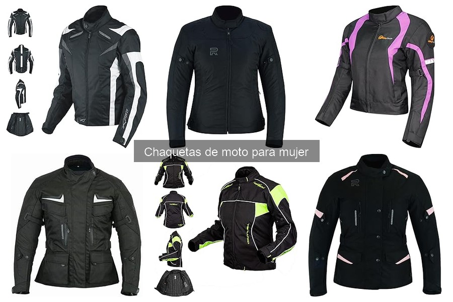Mejores materiales para chaquetas de moto para mujer