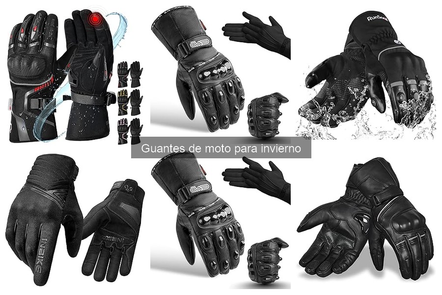 Mejores materiales para guantes de moto de invierno