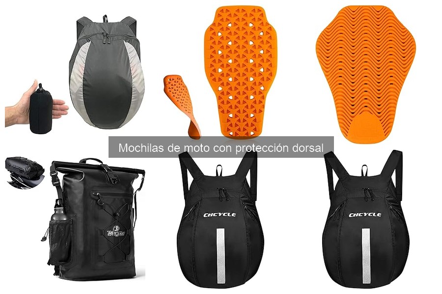 Mejores mochilas de moto con protección dorsal para principiantes