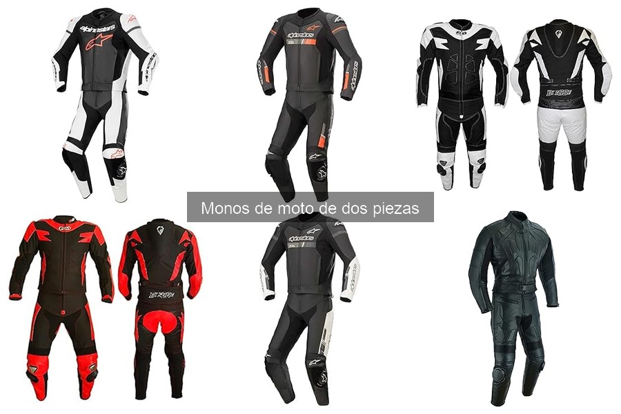 Mejores monos de moto de dos piezas para principiantes