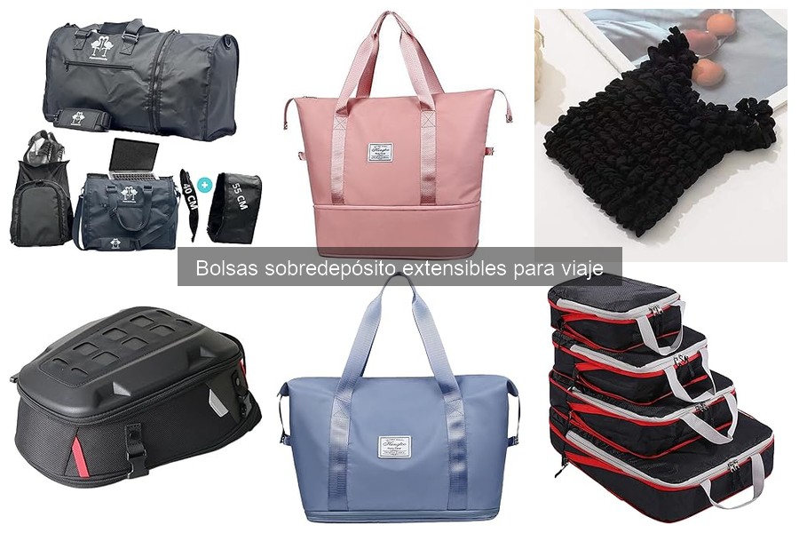 Mejores Ofertas en Bolsas Sobredepósito Extensibles para Viaje