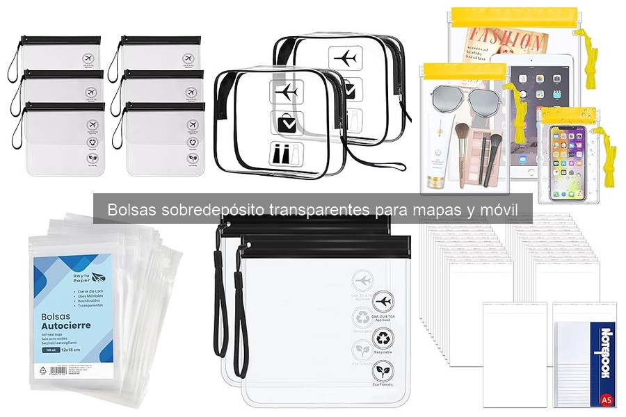 Mejores ofertas en bolsas sobredepósito transparentes para moto