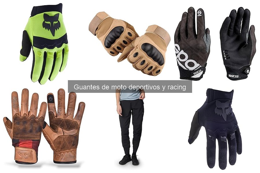 Mejores ofertas y precios de guantes de moto deportivos