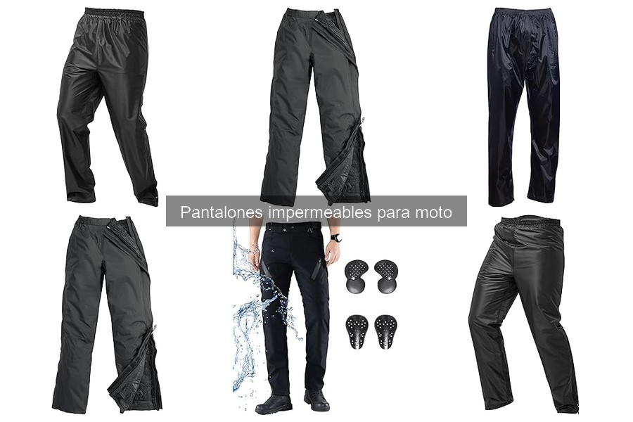 Mejores pantalones impermeables para moto en 2023