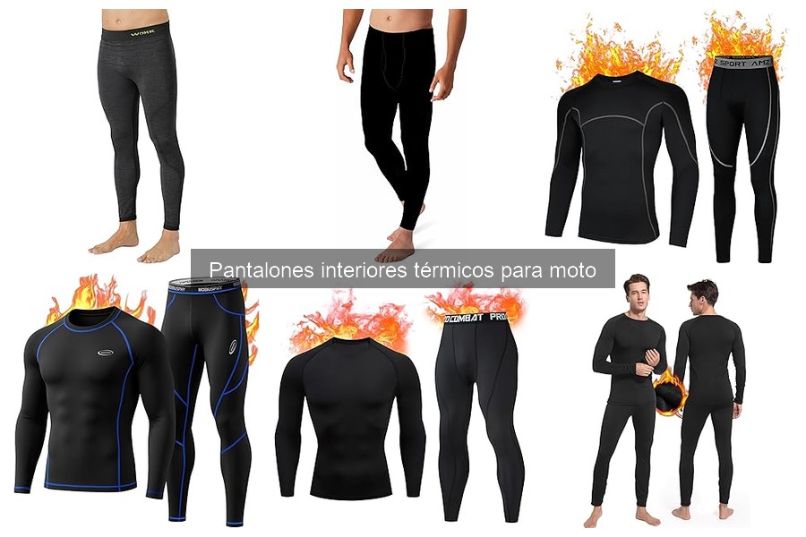 Mejores pantalones interiores térmicos para moto en 2023