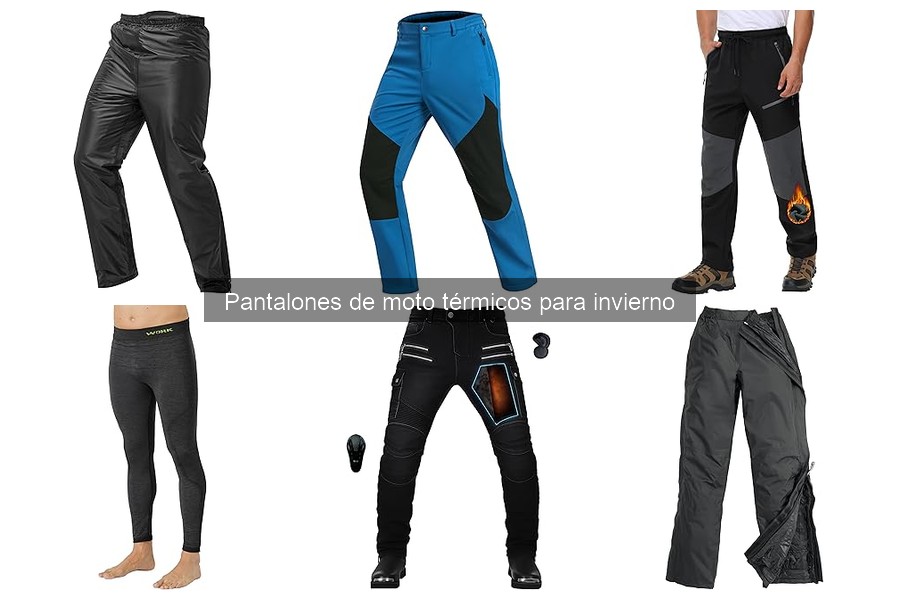 Mejores pantalones térmicos para moto en invierno
