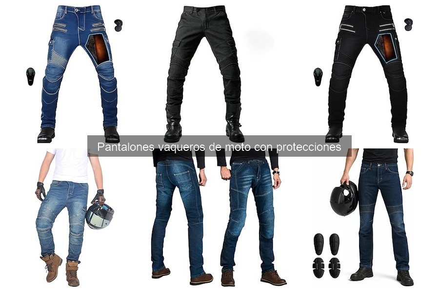 Mejores pantalones vaqueros de moto con protecciones para verano