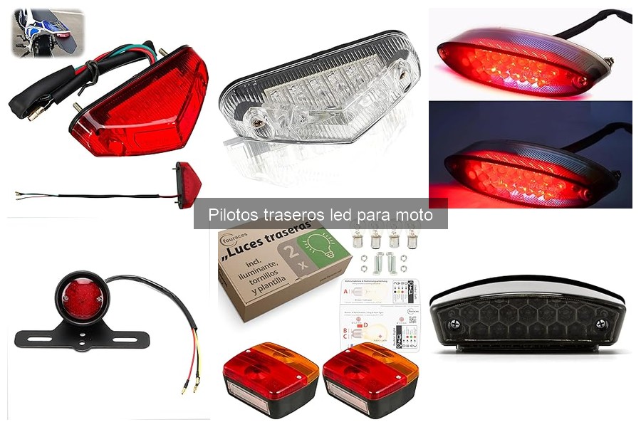 Mejores pilotos traseros LED para moto en 2023: Comparativa