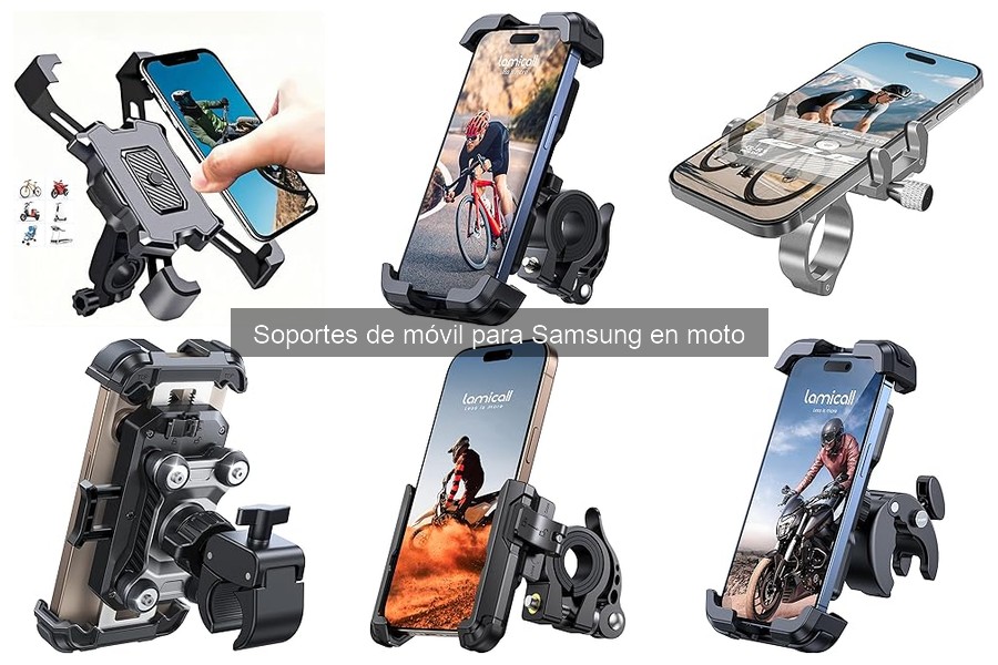 Mejores prácticas para usar soportes de móvil en moto