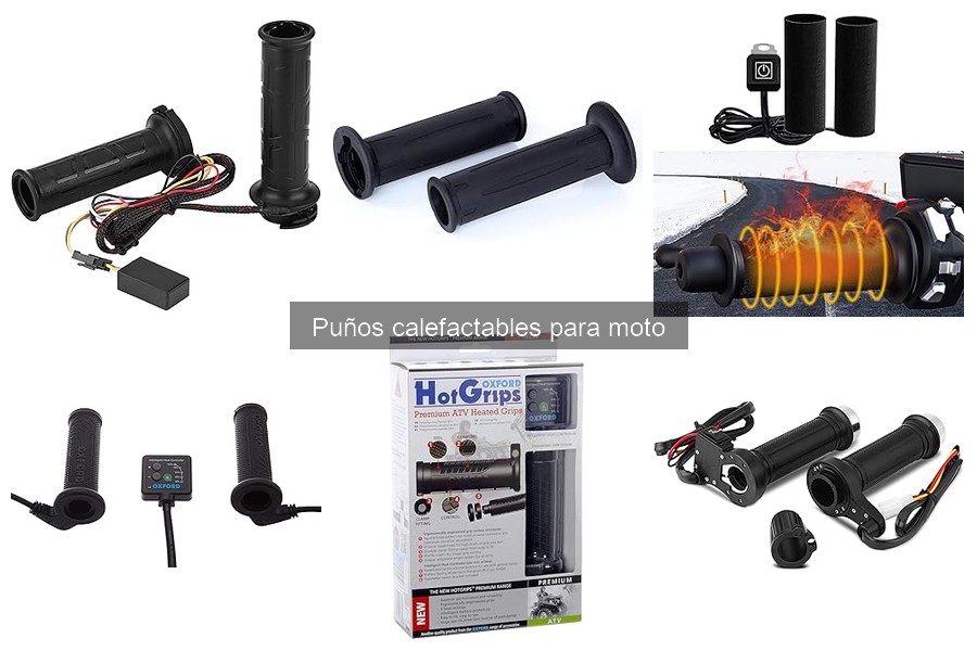 Mejores puños calefactables para moto: comparativa de marcas