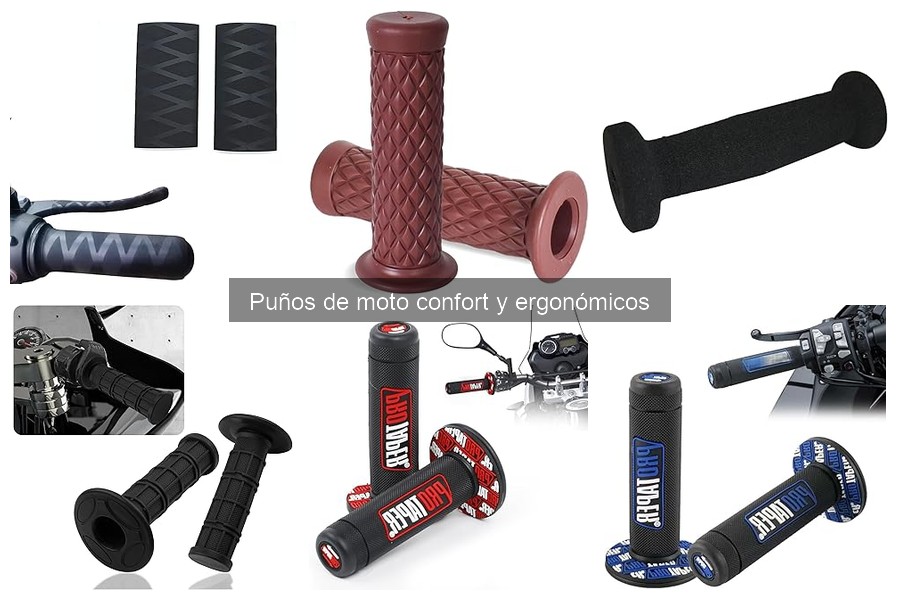 Mejores puños de moto para viajes largos y confortables