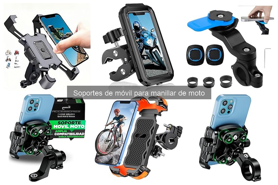 Mejores soportes de móvil para manillar de moto 2023
