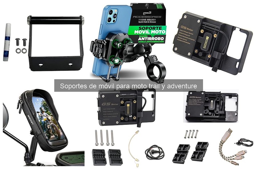 Mejores Soportes de Móvil para Moto Trail y Adventure 2023