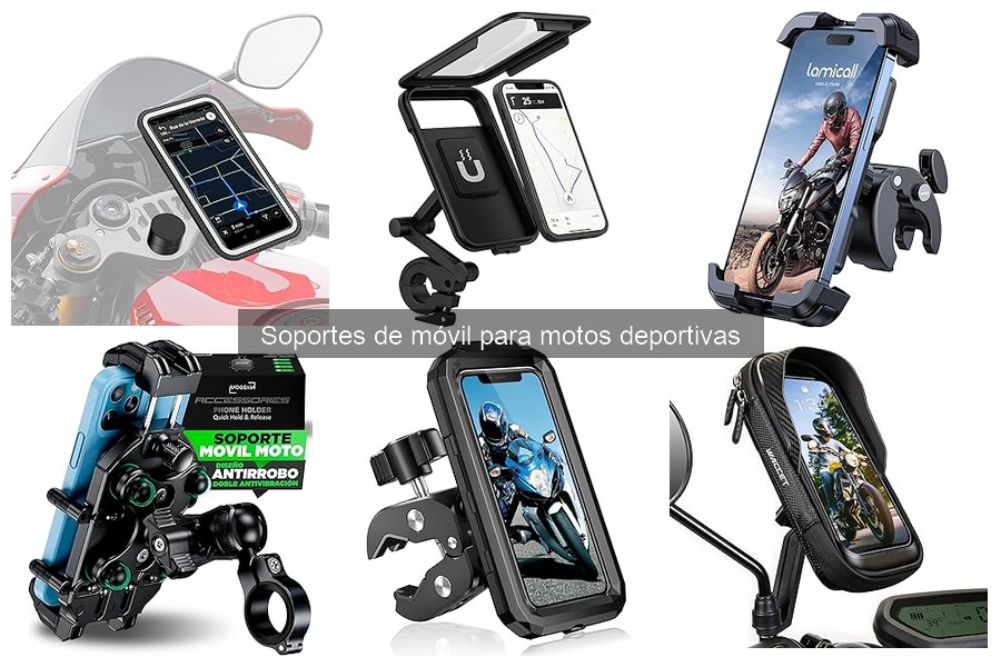Mejores soportes de móvil para motos deportivas en 2023