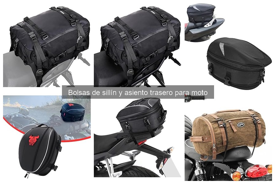 Mejores tiendas para comprar bolsas de sillín y asiento de moto