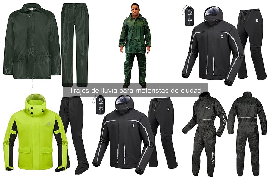 Mejores trajes de lluvia para motoristas en 2023