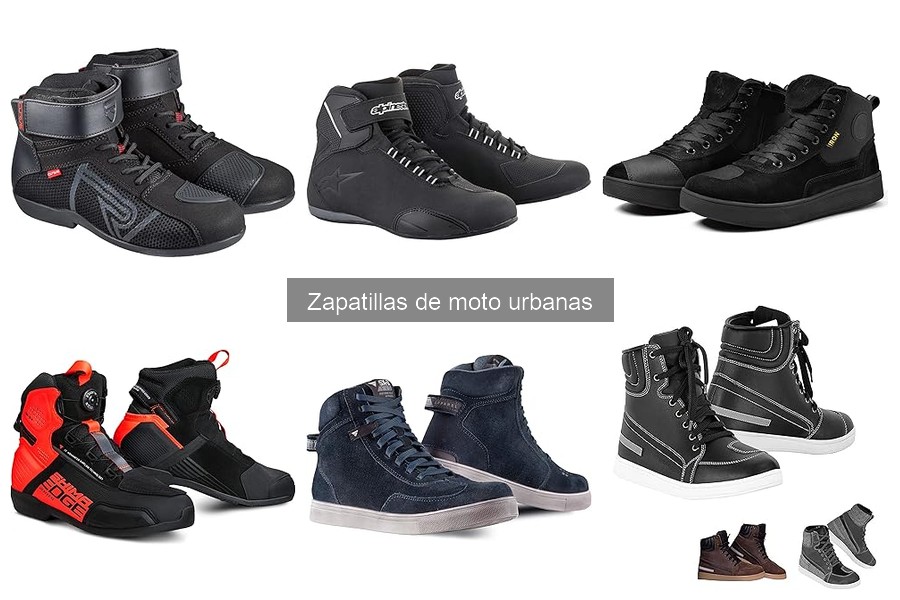 Mejores zapatillas de moto urbanas para principiantes