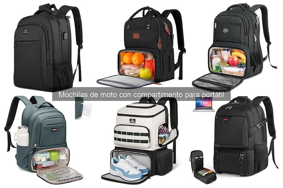 Mochilas de moto con compartimento para portátil: el tamaño ideal