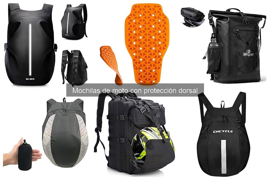 Mochilas de moto con protección dorsal: características esenciales