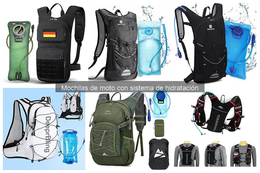 Mochilas de moto con sistema de hidratación: ¿qué son y por qué usarlas?