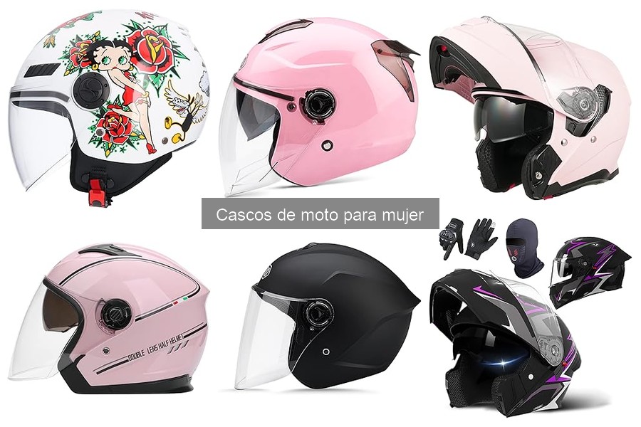 Ofertas y descuentos en cascos de moto para mujer