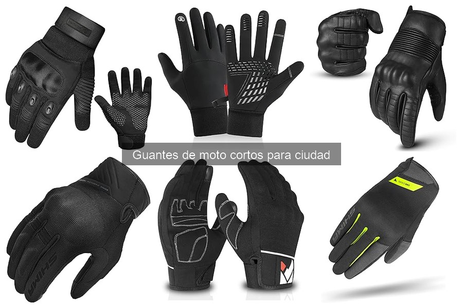 Ofertas y descuentos en guantes de moto cortos para ciudad