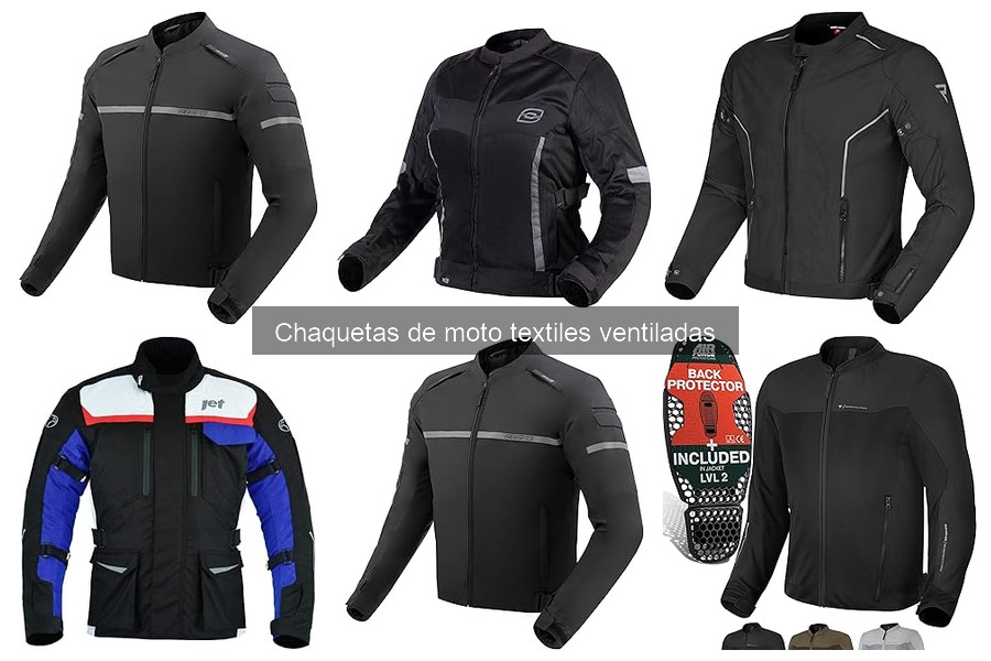 Ofertas y precios de chaquetas de moto textiles ventiladas