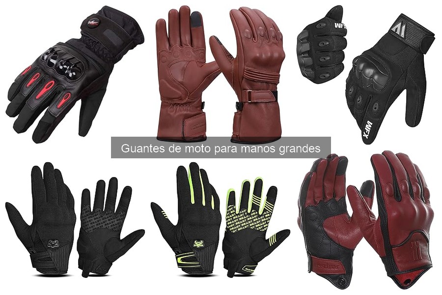 Ofertas y precios de guantes de moto para manos grandes