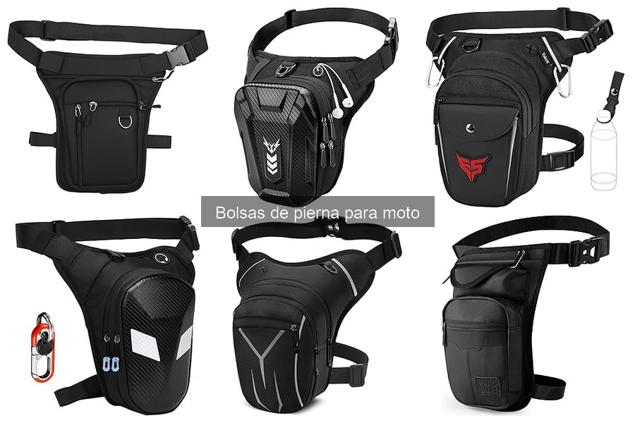 Opciones asequibles de bolsas de pierna para moto