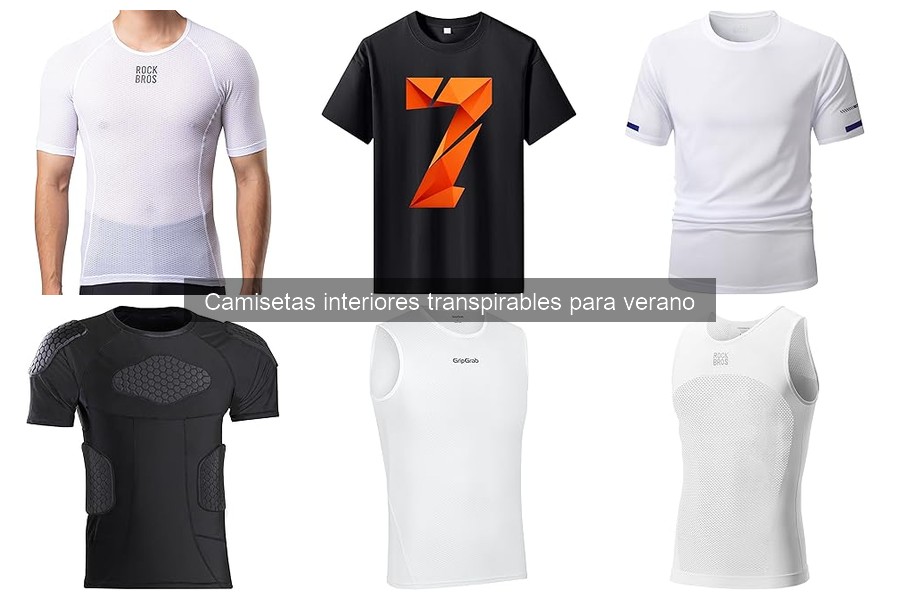 Opiniones de camisetas interiores transpirables para verano