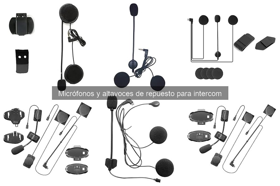 Opiniones de micrófonos y altavoces para intercom de moto
