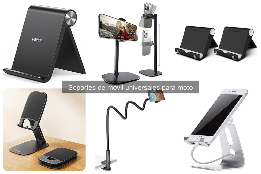 Opiniones de usuarios sobre soportes móviles universales para moto