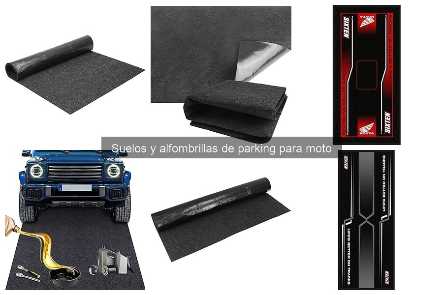 Opiniones sobre alfombrillas de parking para motos: experiencias reales