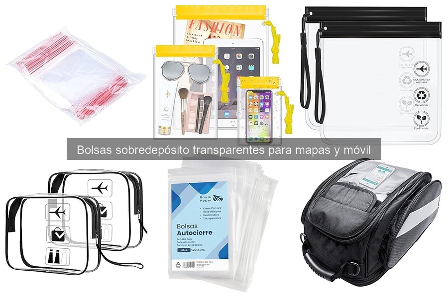 Opiniones sobre bolsas sobredepósito transparentes para moto