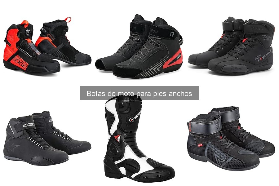 Opiniones sobre botas de moto para pies anchos: ¿Cuál elegir?